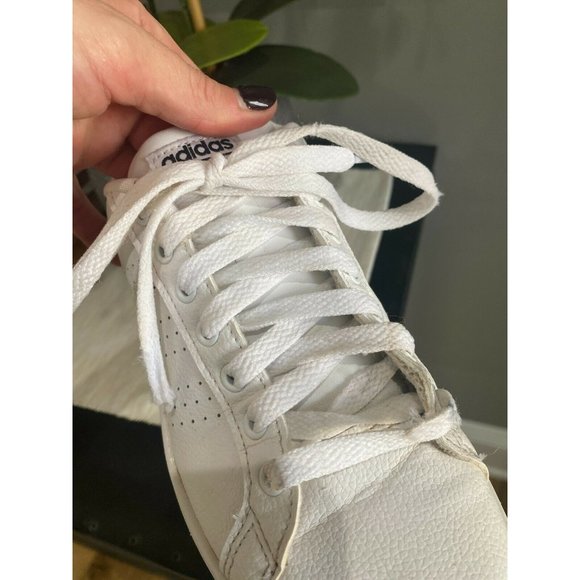 Adidas Cloudfoam Advantage Clean Shoes White 7 - Picture 7 of 11